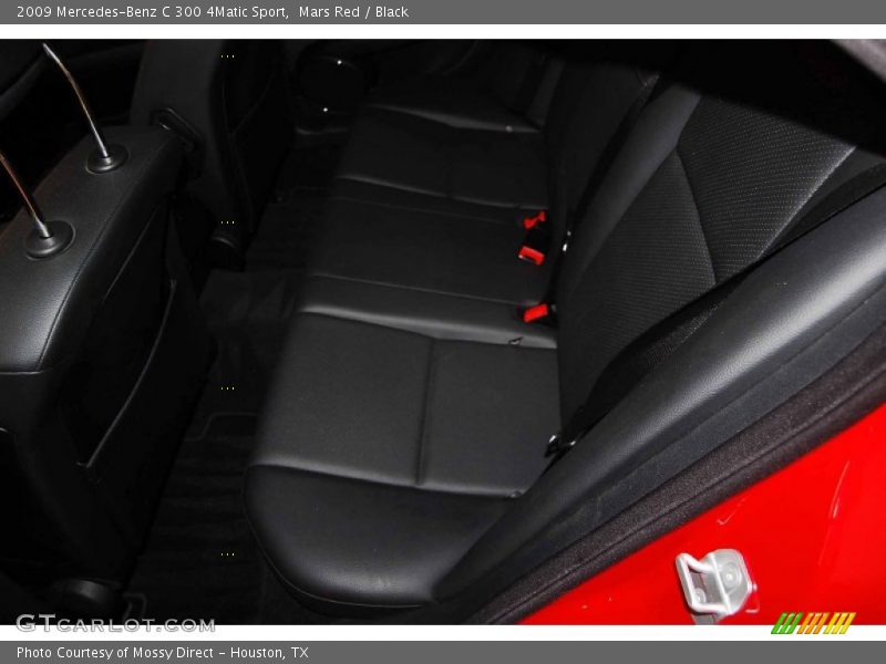 Mars Red / Black 2009 Mercedes-Benz C 300 4Matic Sport