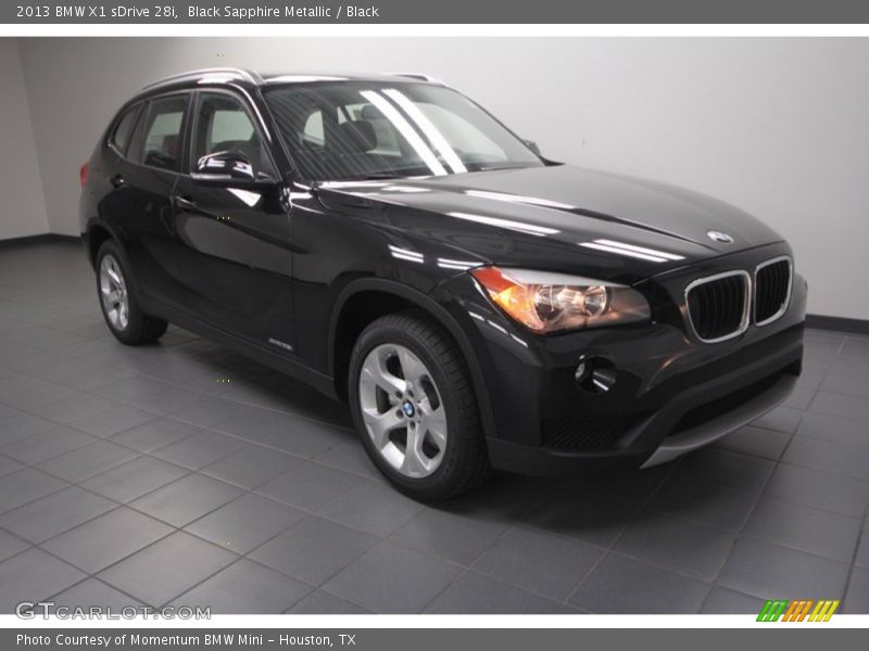 Black Sapphire Metallic / Black 2013 BMW X1 sDrive 28i