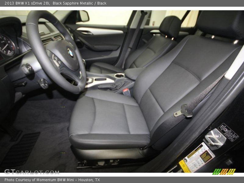 Front Seat of 2013 X1 sDrive 28i