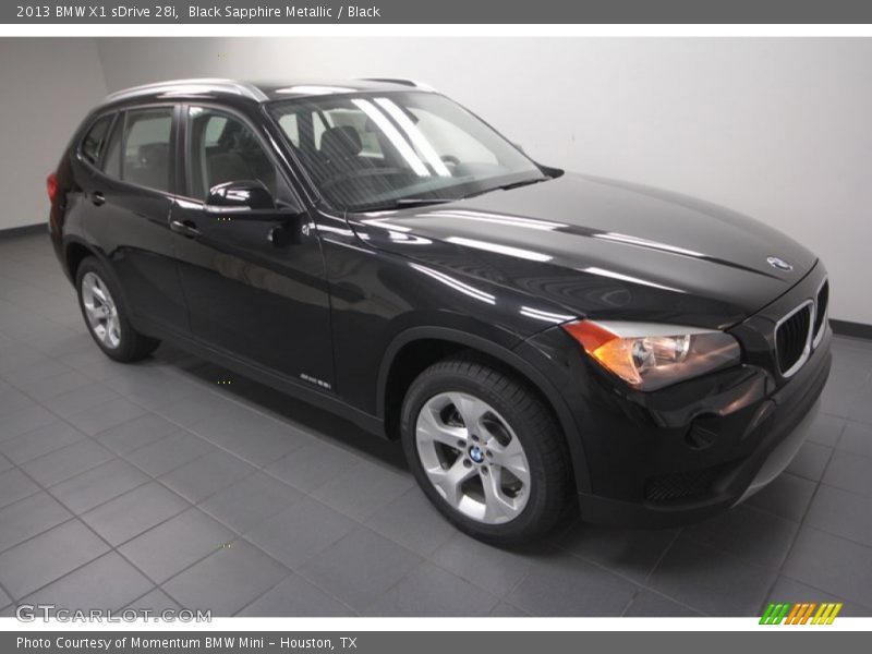 Black Sapphire Metallic / Black 2013 BMW X1 sDrive 28i