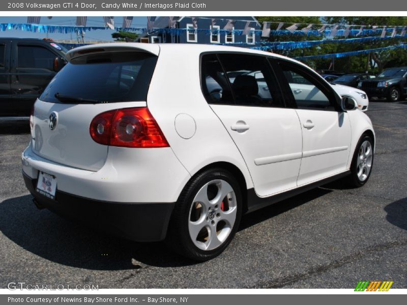 Candy White / Interlagos Plaid Cloth 2008 Volkswagen GTI 4 Door