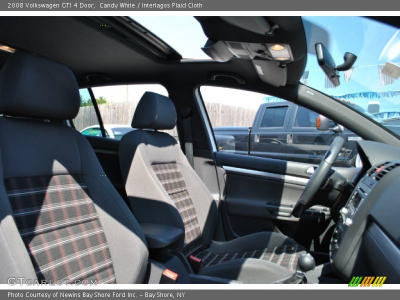 Candy White / Interlagos Plaid Cloth 2008 Volkswagen GTI 4 Door