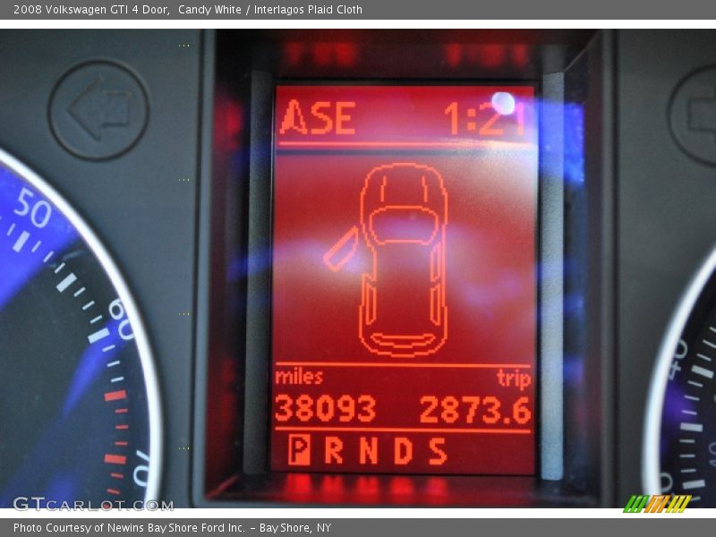 Candy White / Interlagos Plaid Cloth 2008 Volkswagen GTI 4 Door