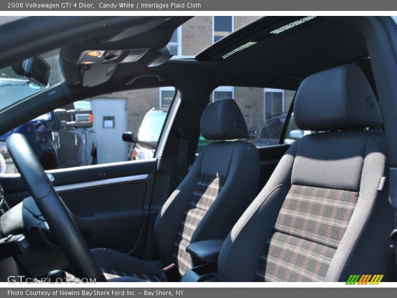 Candy White / Interlagos Plaid Cloth 2008 Volkswagen GTI 4 Door