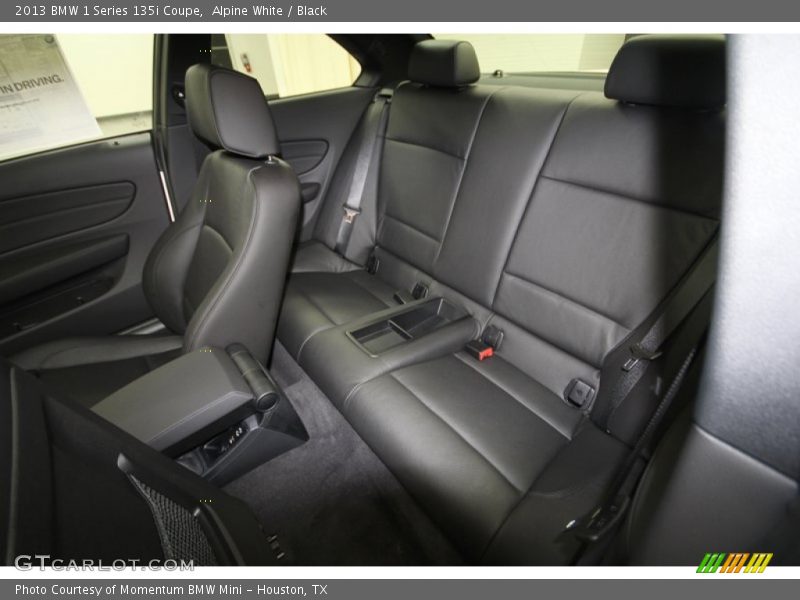 Rear Seat of 2013 1 Series 135i Coupe