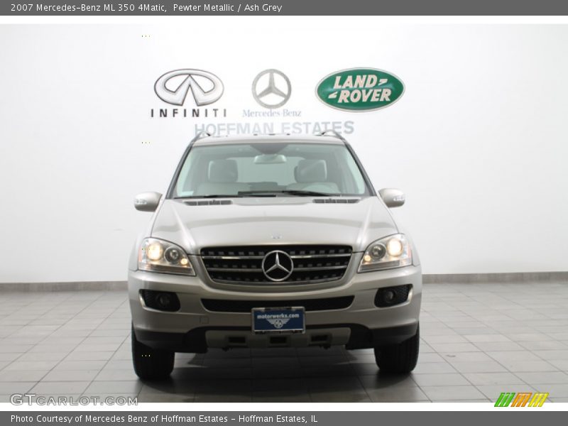 Pewter Metallic / Ash Grey 2007 Mercedes-Benz ML 350 4Matic