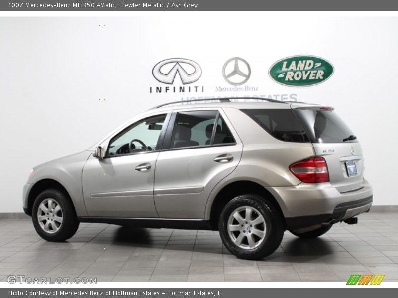 Pewter Metallic / Ash Grey 2007 Mercedes-Benz ML 350 4Matic