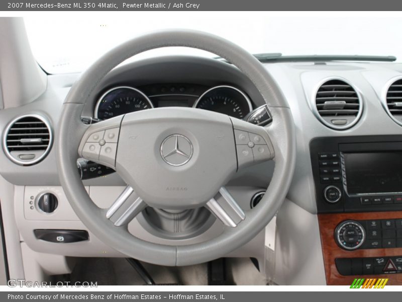 Pewter Metallic / Ash Grey 2007 Mercedes-Benz ML 350 4Matic