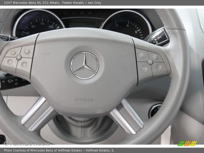 Pewter Metallic / Ash Grey 2007 Mercedes-Benz ML 350 4Matic