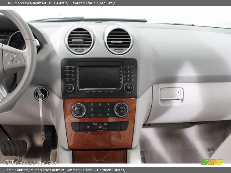 Pewter Metallic / Ash Grey 2007 Mercedes-Benz ML 350 4Matic