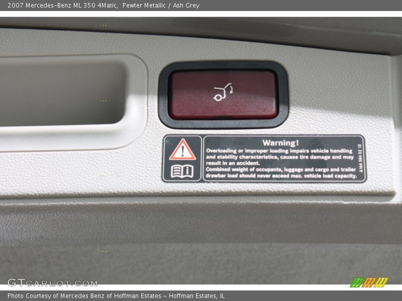 Pewter Metallic / Ash Grey 2007 Mercedes-Benz ML 350 4Matic