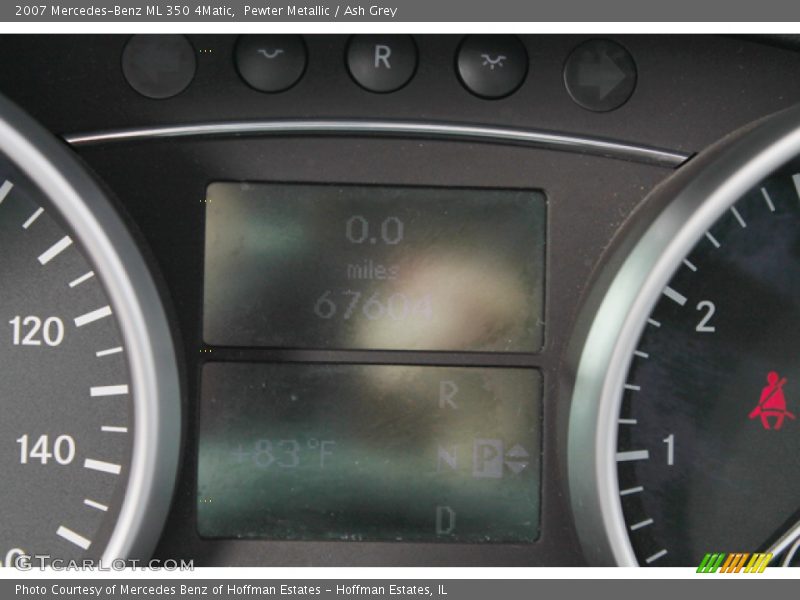 Pewter Metallic / Ash Grey 2007 Mercedes-Benz ML 350 4Matic
