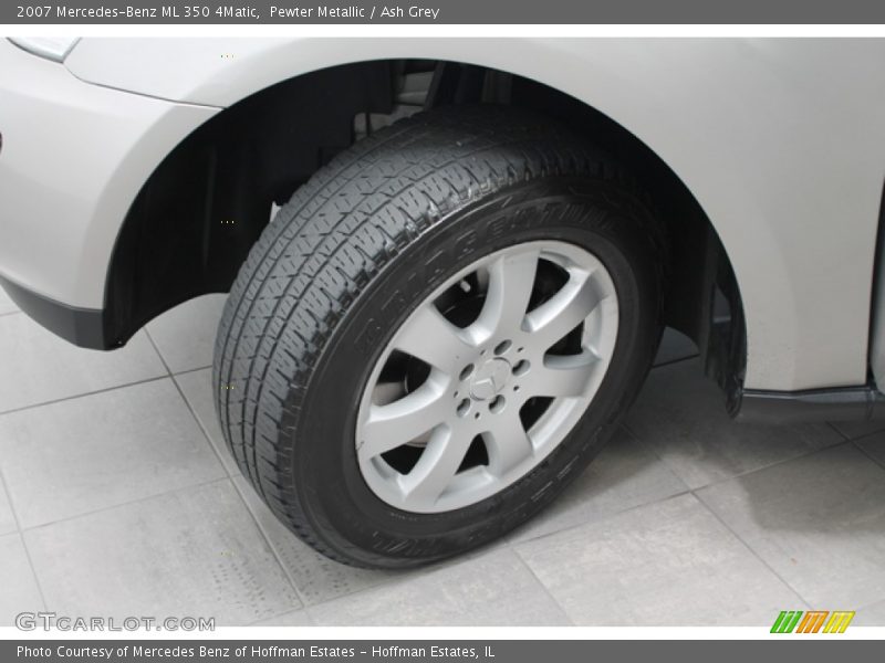 Pewter Metallic / Ash Grey 2007 Mercedes-Benz ML 350 4Matic