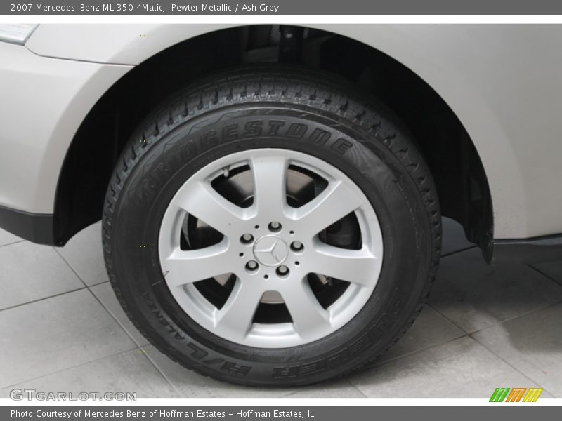 Pewter Metallic / Ash Grey 2007 Mercedes-Benz ML 350 4Matic