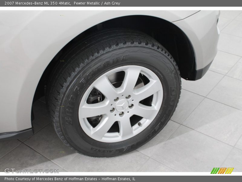 Pewter Metallic / Ash Grey 2007 Mercedes-Benz ML 350 4Matic