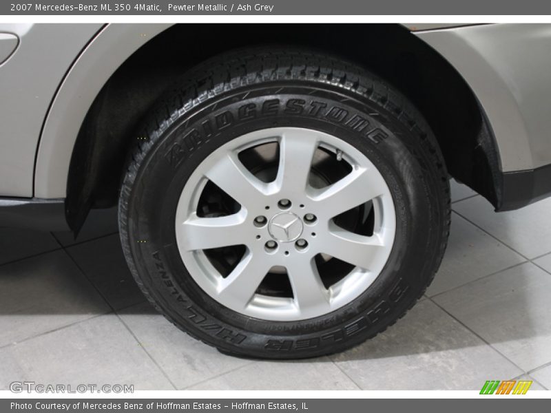 Pewter Metallic / Ash Grey 2007 Mercedes-Benz ML 350 4Matic