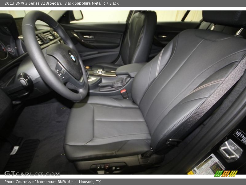 Front Seat of 2013 3 Series 328i Sedan
