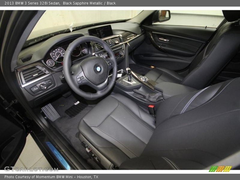 Black Interior - 2013 3 Series 328i Sedan 