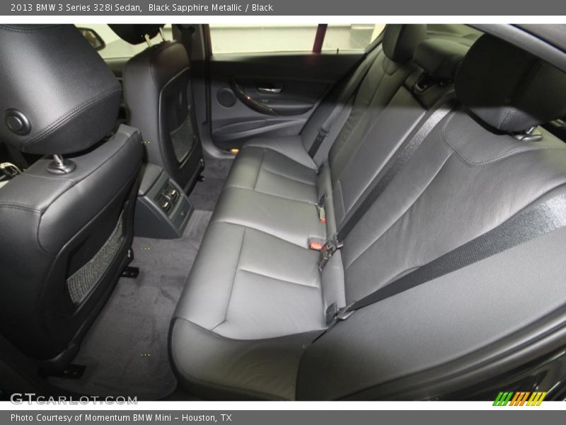 Rear Seat of 2013 3 Series 328i Sedan