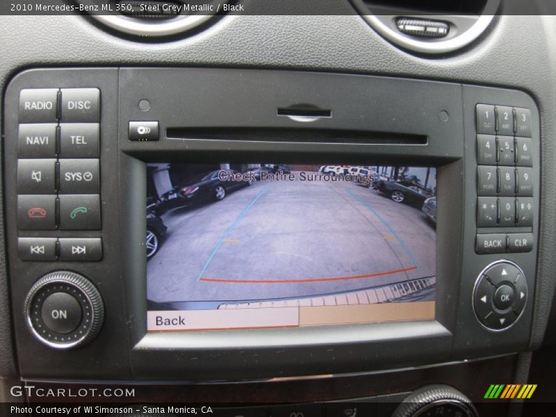 Steel Grey Metallic / Black 2010 Mercedes-Benz ML 350