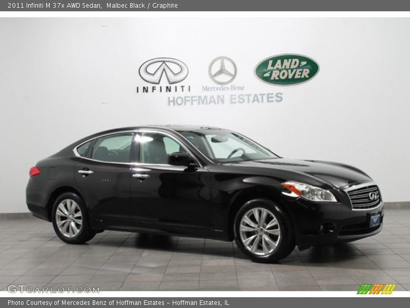 Malbec Black / Graphite 2011 Infiniti M 37x AWD Sedan