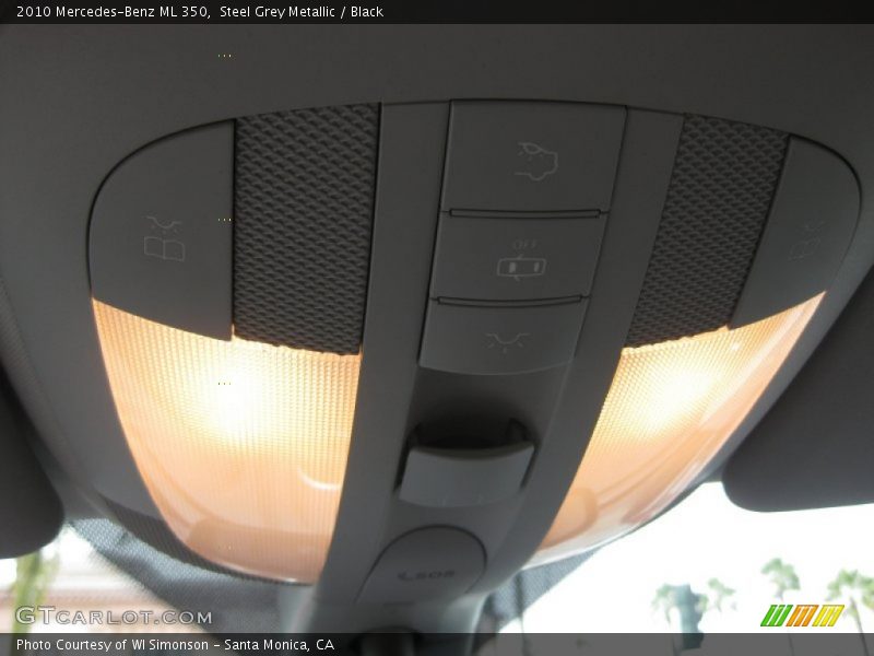 Steel Grey Metallic / Black 2010 Mercedes-Benz ML 350