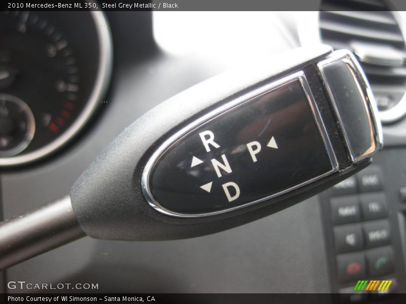 Steel Grey Metallic / Black 2010 Mercedes-Benz ML 350