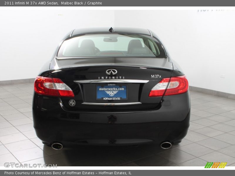 Malbec Black / Graphite 2011 Infiniti M 37x AWD Sedan