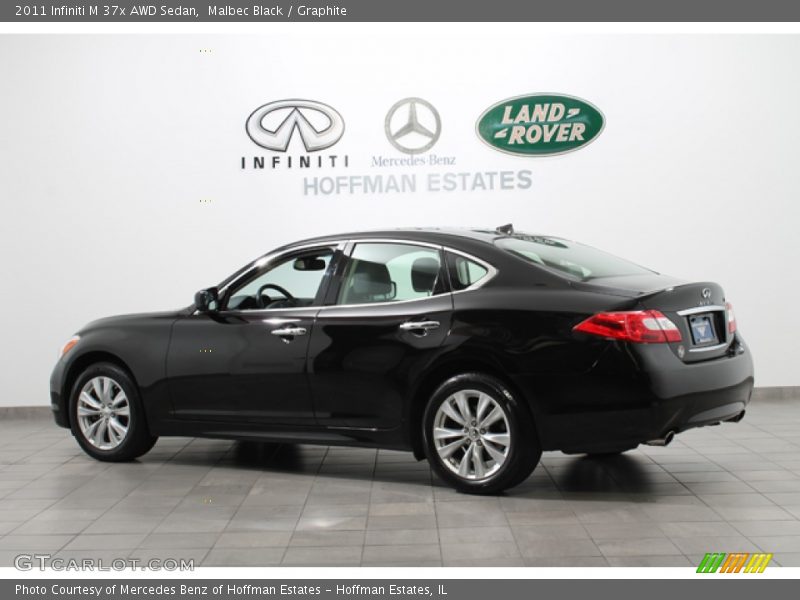 Malbec Black / Graphite 2011 Infiniti M 37x AWD Sedan