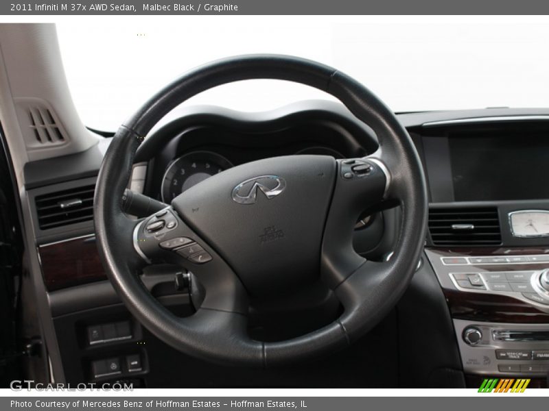 Malbec Black / Graphite 2011 Infiniti M 37x AWD Sedan