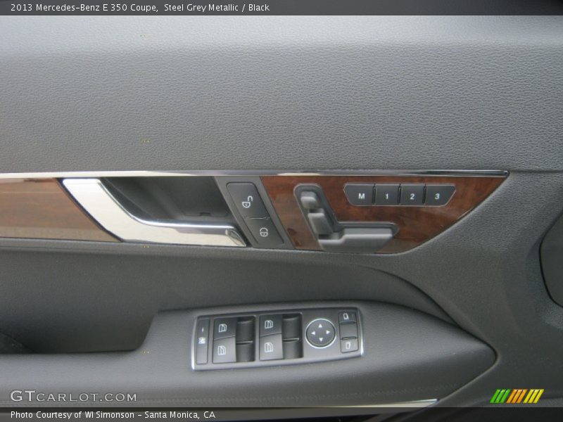 Steel Grey Metallic / Black 2013 Mercedes-Benz E 350 Coupe