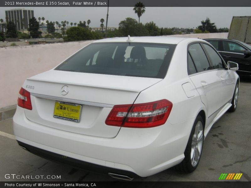 Polar White / Black 2013 Mercedes-Benz E 350 Sedan