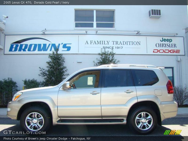 Dorado Gold Pearl / Ivory 2005 Lexus GX 470