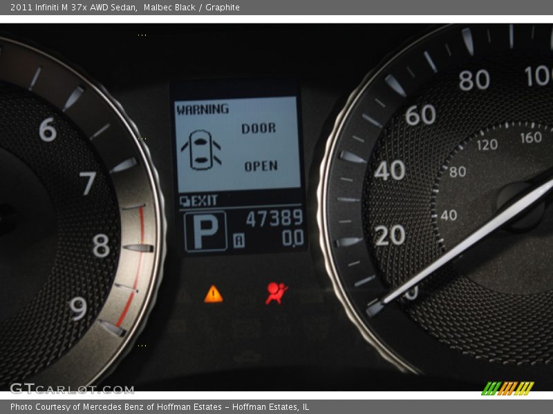 Malbec Black / Graphite 2011 Infiniti M 37x AWD Sedan