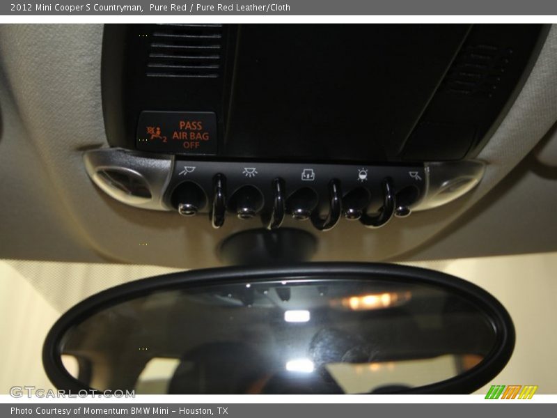 Pure Red / Pure Red Leather/Cloth 2012 Mini Cooper S Countryman