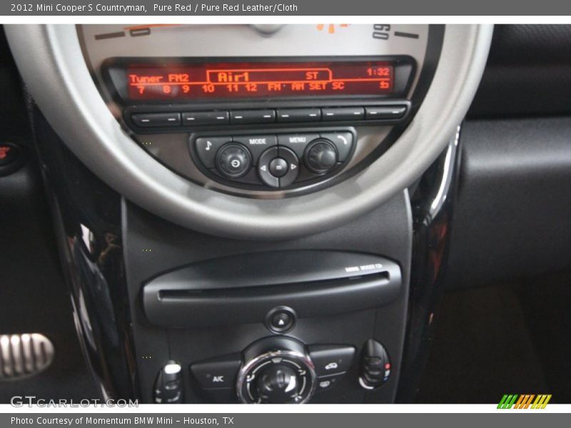 Pure Red / Pure Red Leather/Cloth 2012 Mini Cooper S Countryman