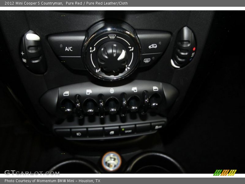 Pure Red / Pure Red Leather/Cloth 2012 Mini Cooper S Countryman