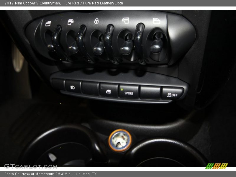 Pure Red / Pure Red Leather/Cloth 2012 Mini Cooper S Countryman