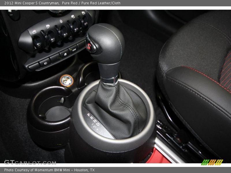 Pure Red / Pure Red Leather/Cloth 2012 Mini Cooper S Countryman