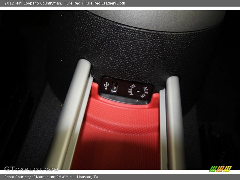 Pure Red / Pure Red Leather/Cloth 2012 Mini Cooper S Countryman