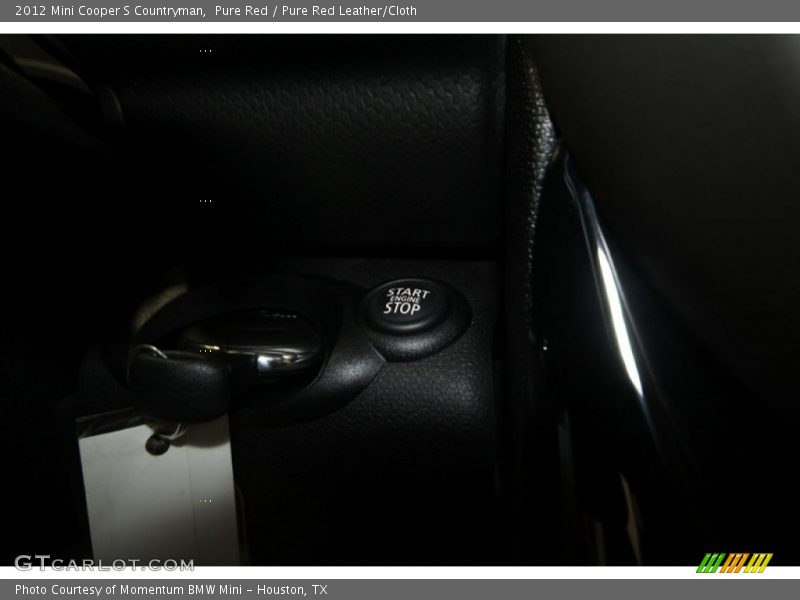 Pure Red / Pure Red Leather/Cloth 2012 Mini Cooper S Countryman
