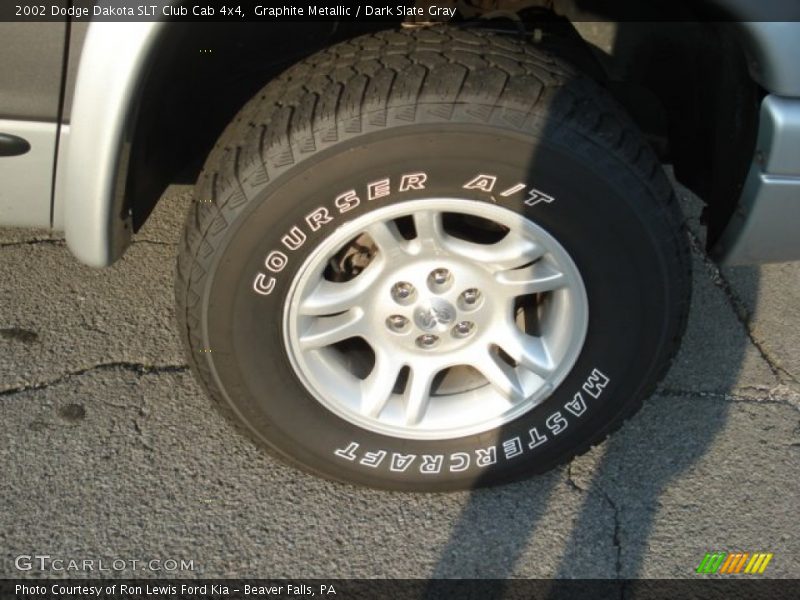 Graphite Metallic / Dark Slate Gray 2002 Dodge Dakota SLT Club Cab 4x4
