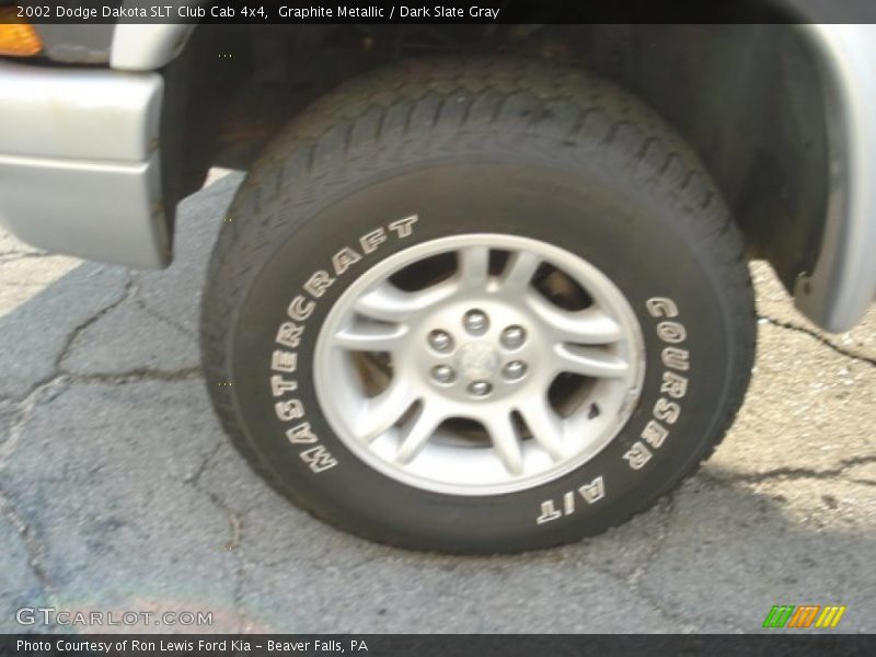 Graphite Metallic / Dark Slate Gray 2002 Dodge Dakota SLT Club Cab 4x4