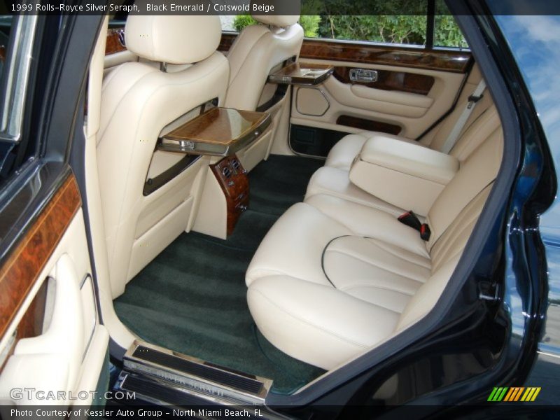 Rear Seat of 1999 Silver Seraph 