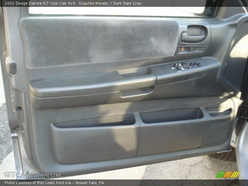 Graphite Metallic / Dark Slate Gray 2002 Dodge Dakota SLT Club Cab 4x4