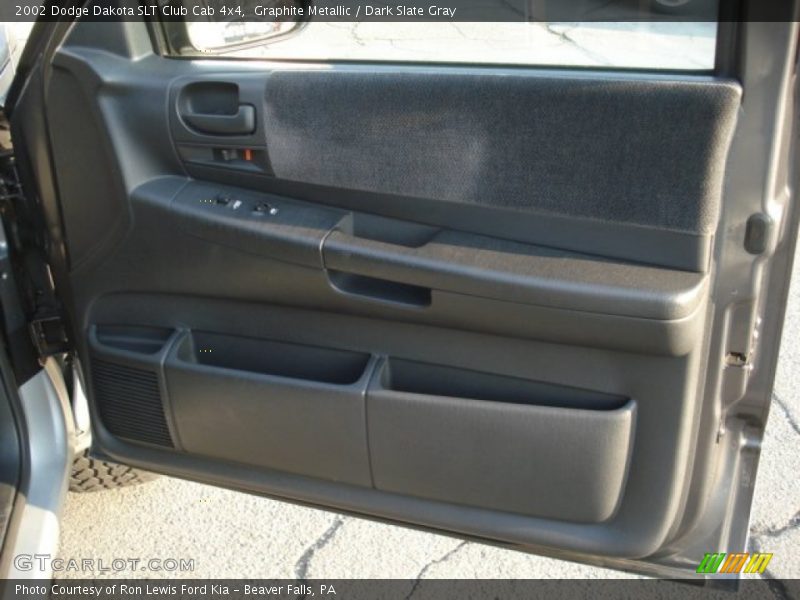 Graphite Metallic / Dark Slate Gray 2002 Dodge Dakota SLT Club Cab 4x4
