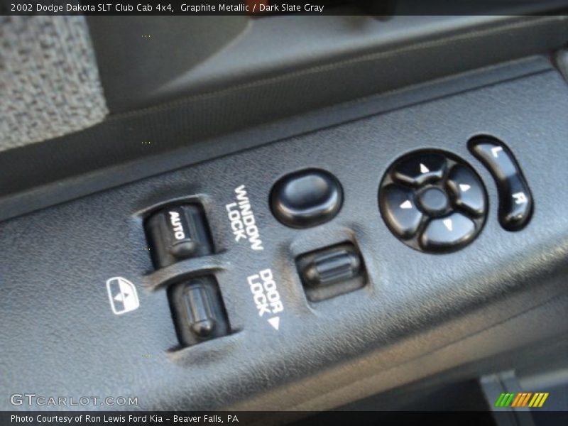 Graphite Metallic / Dark Slate Gray 2002 Dodge Dakota SLT Club Cab 4x4
