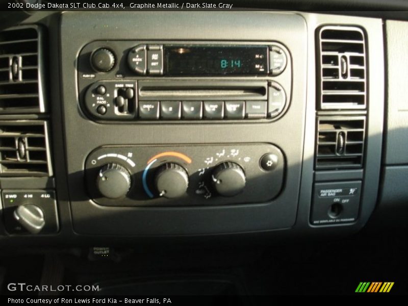 Graphite Metallic / Dark Slate Gray 2002 Dodge Dakota SLT Club Cab 4x4
