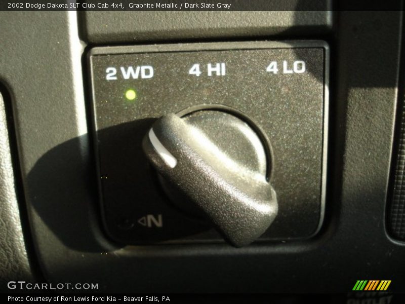 Graphite Metallic / Dark Slate Gray 2002 Dodge Dakota SLT Club Cab 4x4