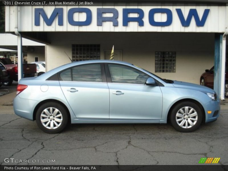 Ice Blue Metallic / Jet Black 2011 Chevrolet Cruze LT